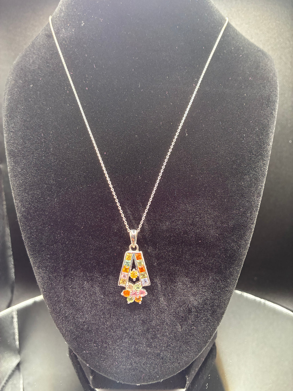 Multi Sapphire Pendant