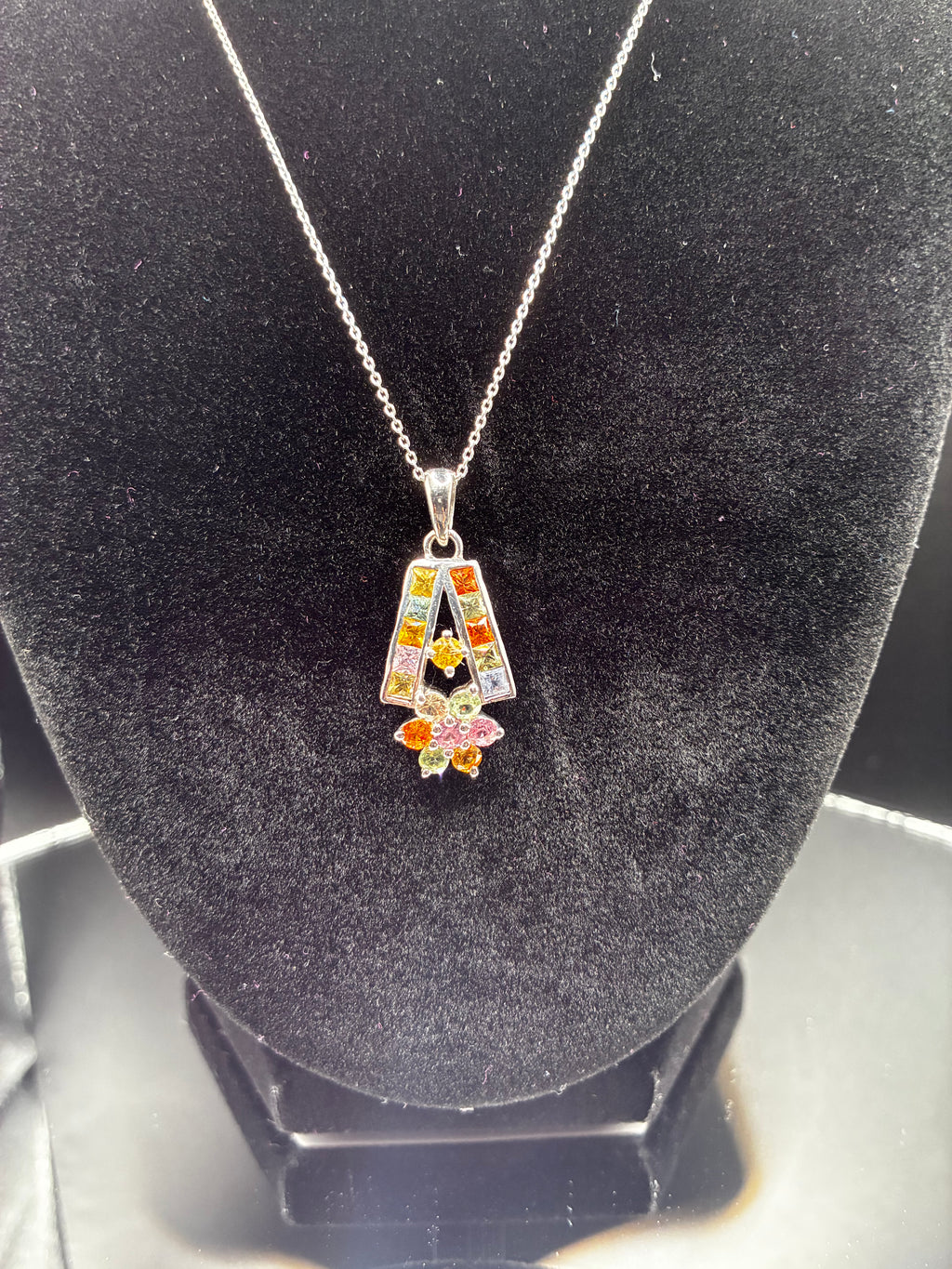Multi Sapphire Pendant