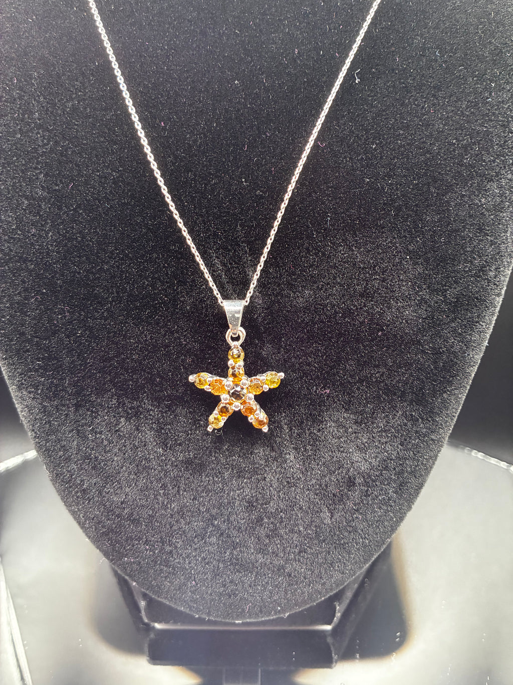 Five Point Multi Tourmaline Pendant