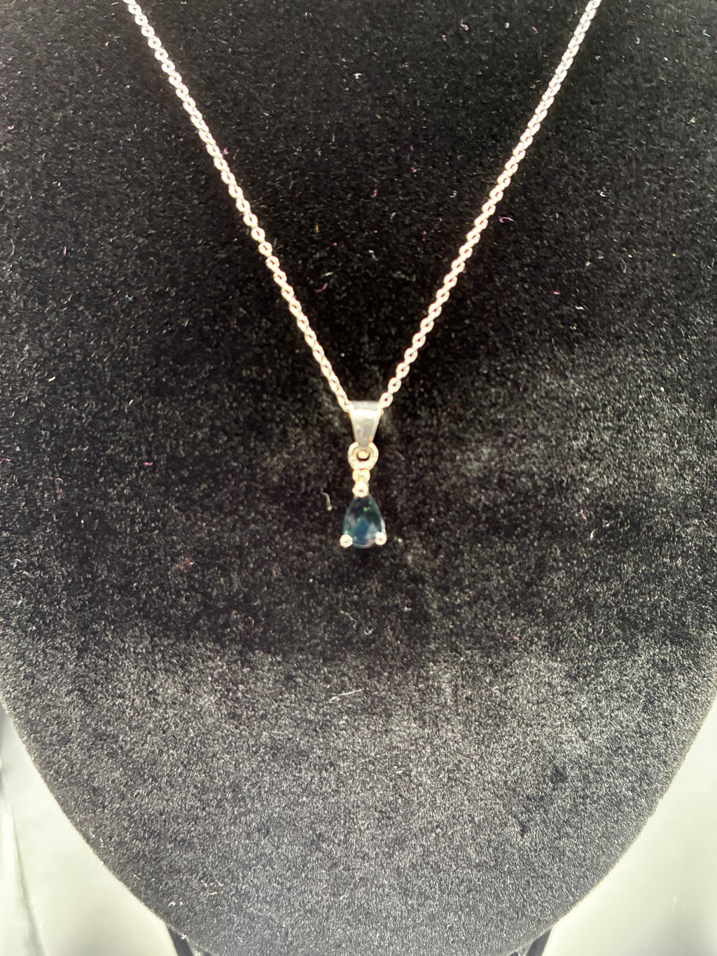 Pear Shaped Precious Stone Pendant