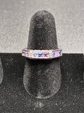 Purple Sapphire Ring with Diamond Accents