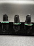 Bezel Set Emerald Ring