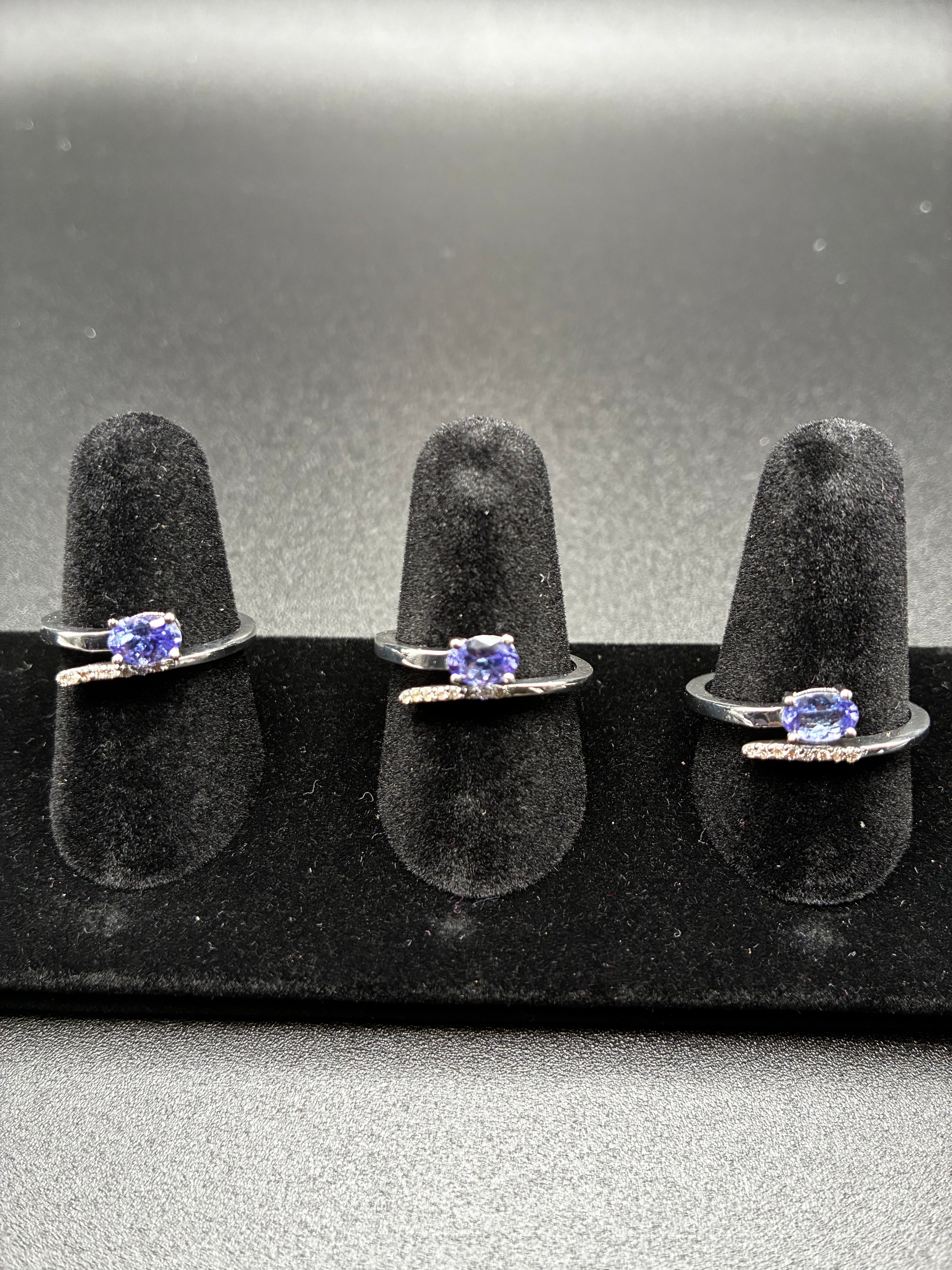Tanzanite and Diamond Ring