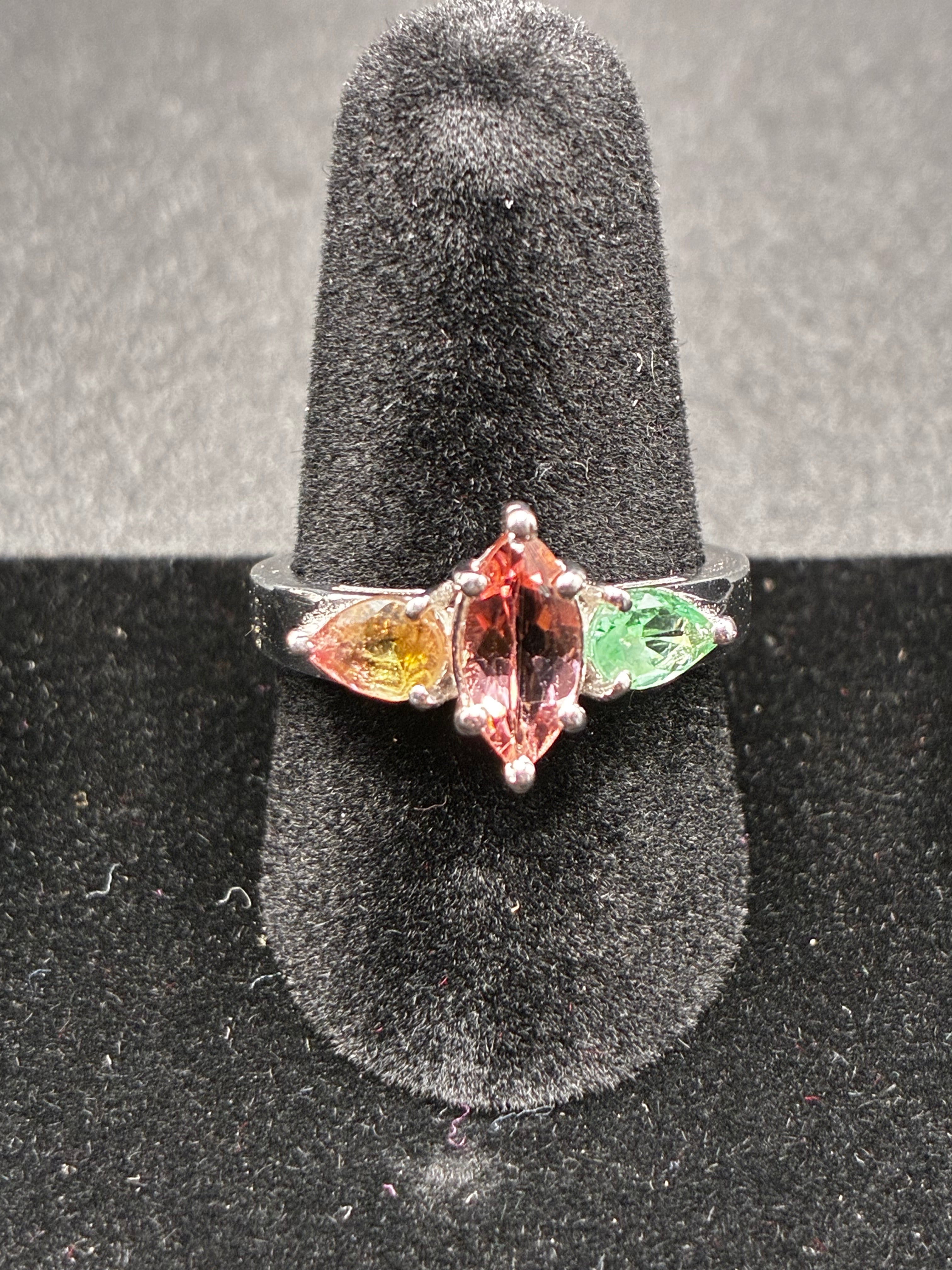 Multi Tourmaline Ring