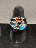 Cabochon Multi Stone Ring