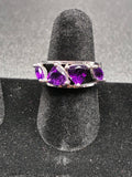 Trilliant & Marquise Cut Amethyst Ring