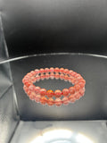 7mm Strawberry Quartz Bracelet