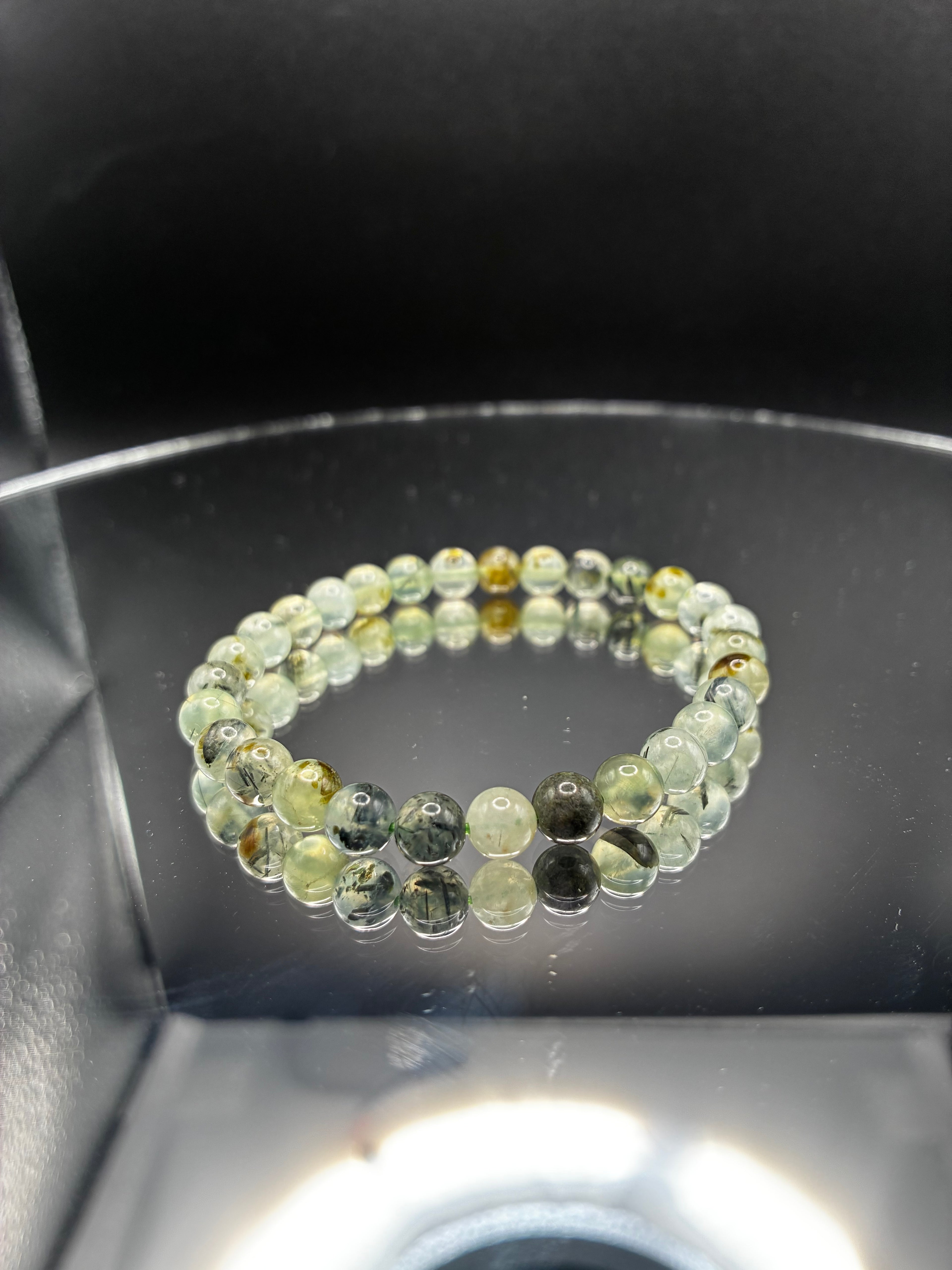 6mm Prehnite Bracelet