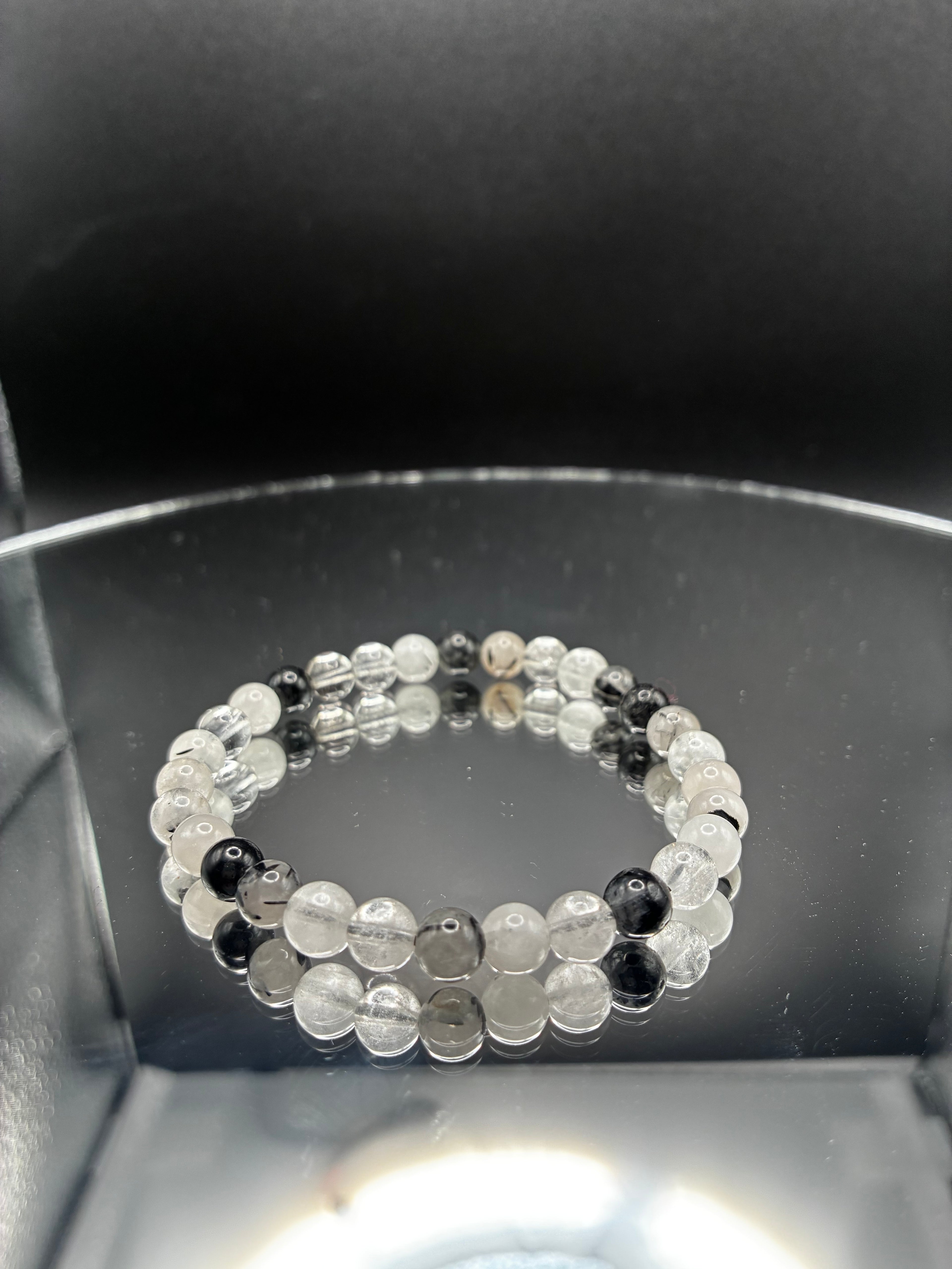 6mm Tourmalated Quartz Bracelet