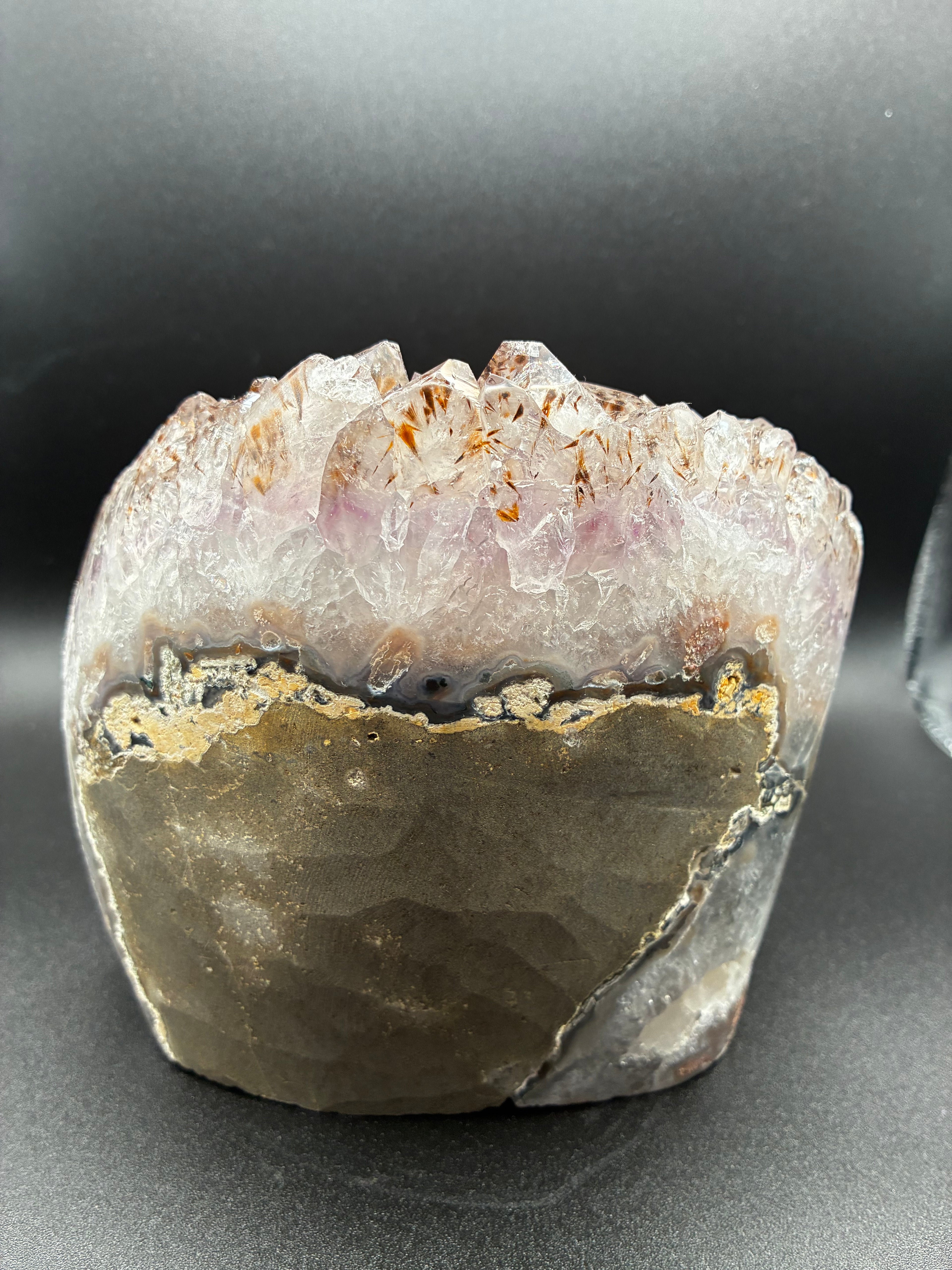 Pink Amethyst Cut Base Statement Piece