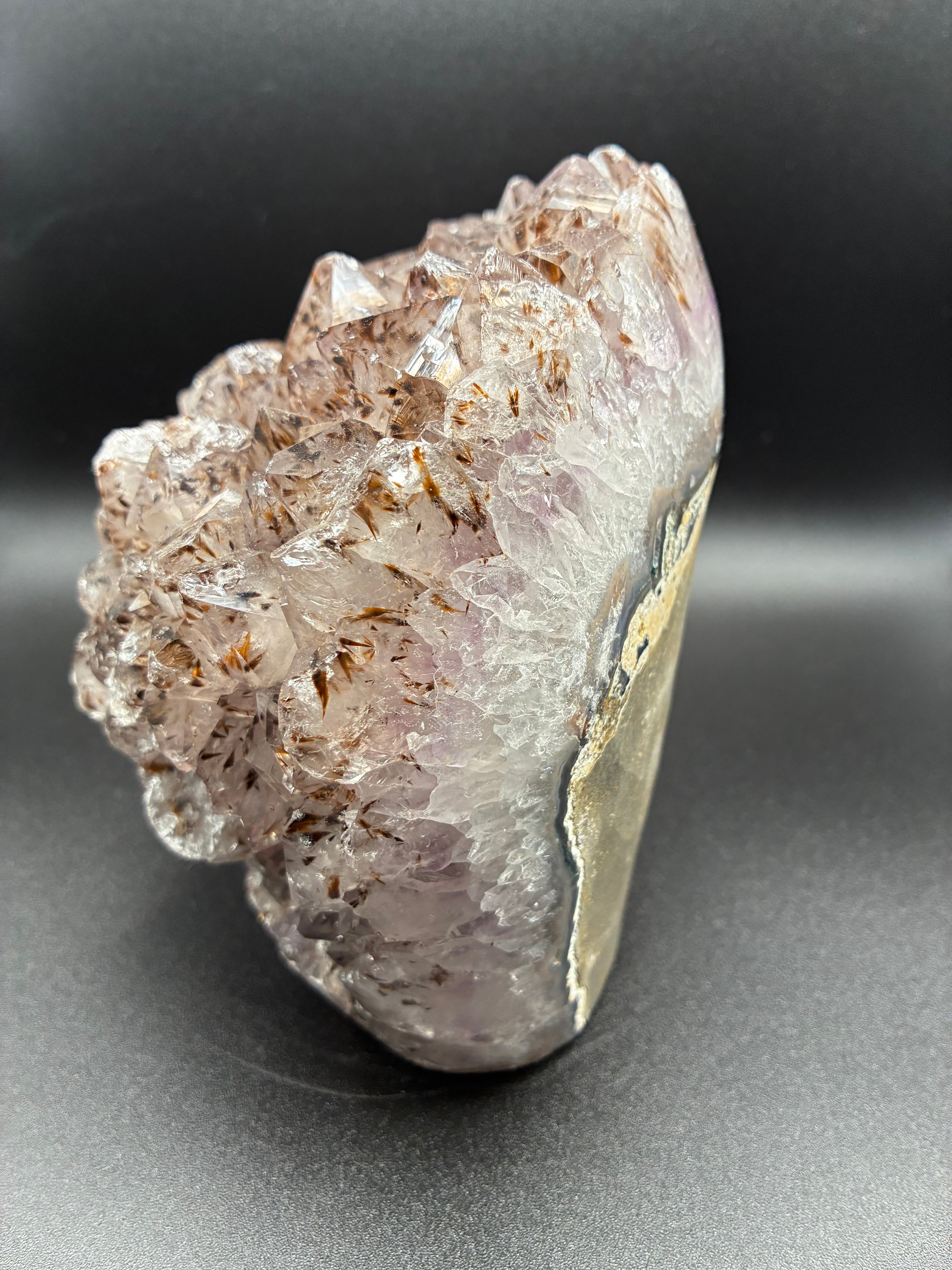 Pink Amethyst Cut Base Statement Piece