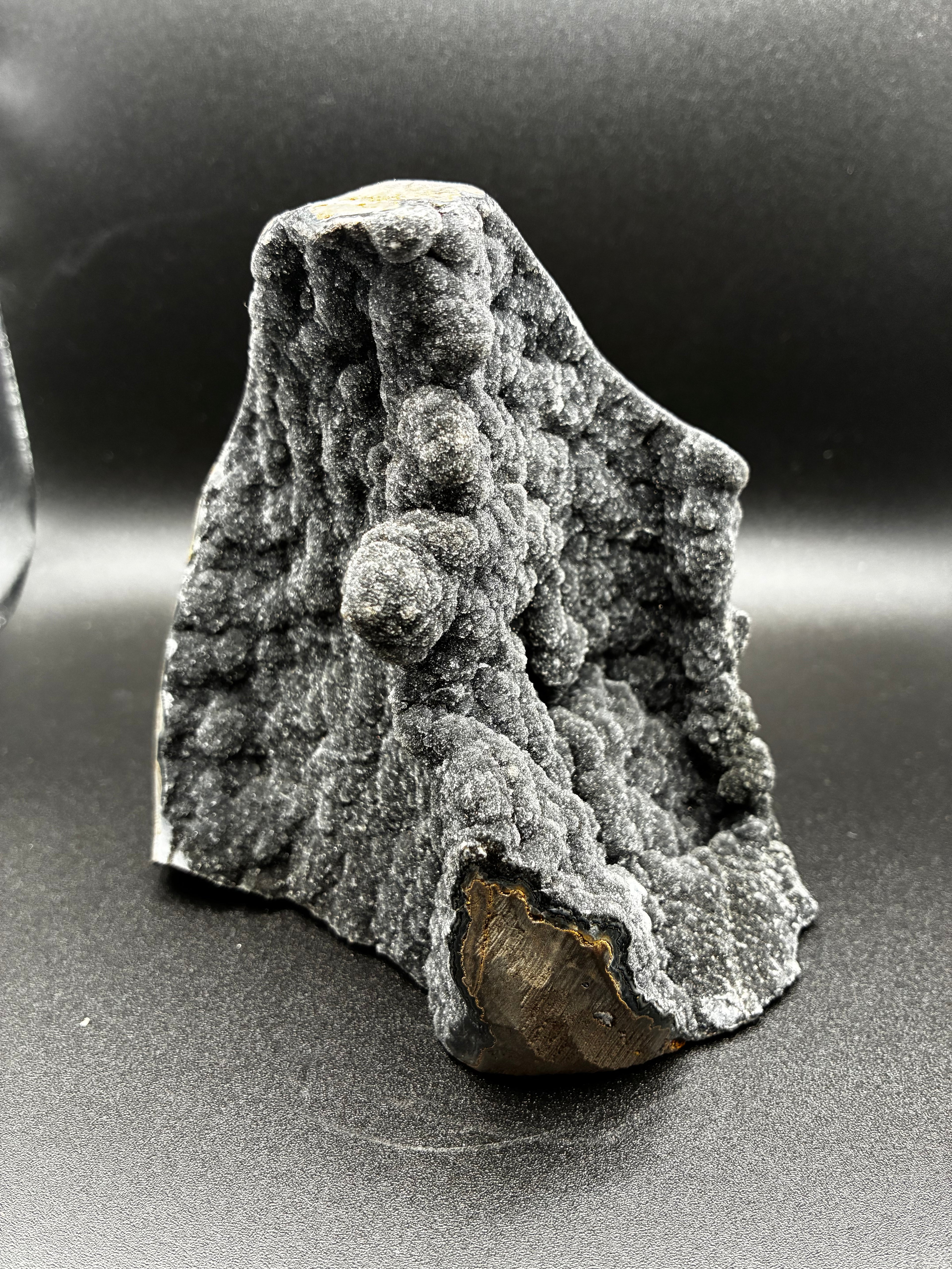 Black Amethyst Cut Base Statement Piece